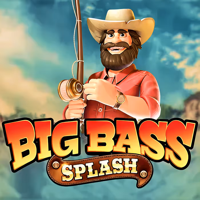 Big Bass Splash fishing themed slot with money symbols and free spins